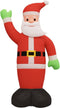 vidaXL - Kerstman - opblaasbaar - met - LED's - 620 - cm