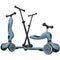 Scoot & Ride Highwaykick 1 Push & Go - 2-in-1 Kinderstep met Duwstang - 3 Wielen - Kleur Steel