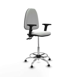 Piqueras y Crespo B2D05RT - Bureaustoel - Hoogteverstelbaar met armleuning - Wit