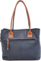 Berba Medium Schoudertas Dames - Leer - Chamonix - Blauw
