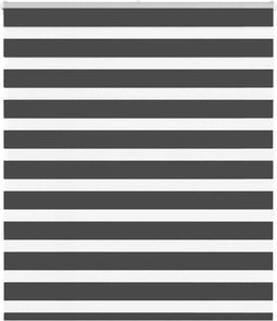 vidaXL - Zebra - rolgordijn - 120x150 - cm - stofbreedte - 115,9 - cm - zwart