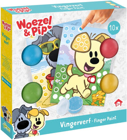 Bambolino Woezel & Pip - Creatief speelgoed - Vingerverf set - Multicolor
