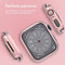 imoshion Screenprotector - Geschikt voor Apple Watch Series 7 / 8 / 9 - 45mm - Roze Full Cover Hard Case / Beschermend Hoesje - Rosé goud