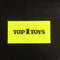 Klika - Etiket 3719 TOP 1 TOYS fluor geel - 2 stuks