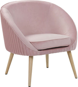 TROMSO - Fauteuil - Roze - Fluweel
