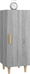vidaXL - Dressoir - 34,5x34x90 - cm - bewerkt - hout - grijs - sonoma - eikenkleurig