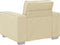 vidaXL - Crème - Kunstlederen - Fauteuil - - - 59 - cm