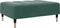 vidaXL - Voetenbank - 77x55x31 - cm - fluweel - donkergroen
