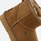 Warmbat Wallyby - Gevoerde enkellaarzen - Merino schapenwol - Cognac