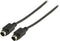 Nedis S-Video-Kabel - S-Video Male - S-Video Male - Vernikkeld - 480i - 5.00 m - Rond - PVC - Zwart - Polybag