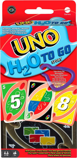 Mattel Games Uno H2O To Go - Kaartspel - Waterbestendige kaarten