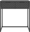 vidaXL - Wandtafel - 72x35x75 - cm - staal - antracietkleurig