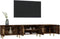 vidaXL - Tv-meubel - 180x31,5x40 - cm - bewerkt - hout - gerookt - eikenkleurig