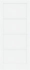 vidaXL - Interne - Deur - 'ORKDAL'Wit - 86x198,5x4 - cm - Massief - Vurenhout