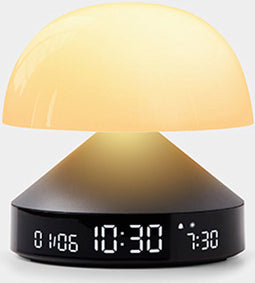 Lexon Mina Sunrise Wake Up Light Wekker - Metallic Grey