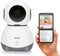 Alecto SMARTBABY10 - Wifi babyfoon met HD camera - Nachtzicht - Wit/Grijs