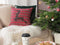 COMET - Sierkussen set van 2 - Donkerrood - 45 x 45 cm - Polyester