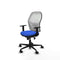 Piqueras y Crespo 1D036N0 - Bureaustoel - Verstelbare hoogte met armleuning - Blauw