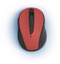 Hama MW-400 V2 - Draadloze optische muis - 6 knoppen 1600 dpi - Rood