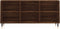 vidaXL - Tv-meubel - 103,5x30x50 - cm - bewerkt - hout - bruin - eikenkleur