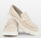 PS Poelman SOPHIE - Dames Chunky Loafers - Nubuck Suède - Licht Beige - Maat 41