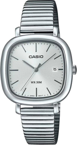 Casio Casio Collection LTP-B166D-7AVEF - Polshorloge - Staal - Ø 30 mm - Zilverkleurig