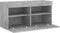 vidaXL - Tv-wandmeubel - met - LED-verlichting - 80x30x40 - cm - betongrijs