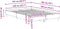 vidaXL - Bedframe - zonder - matras - 140x190 - cm - spaanplaat - grijs - sonoma