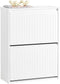 SoBuy FSR165-K-W - Schoenenkast - 2 Flappen - Wit