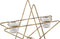 Waxinelichthouder ster - 30 x 8 x 28 cm.