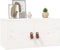 vidaXL - Wandkasten - 2 - st - 60x30x30 - cm - massief - grenenhout - wit
