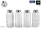 Glazen fles La Mediterránea Glas Staal 1,3 L (12 Stuks)