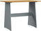 vidaXL - Eettafel - met - bankje - REINE - massief - grenenhout - honingbruin&grijs
