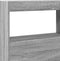 vidaXL - Hoofdbordkast - met - LED-verlichting - 140x17x102 - cm - grijs - sonoma