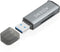 AISENS ASCR-2A09-GR - Geheugenkaartlezer - USB 3.2 Gen 1 Type-A - Grijs