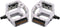 Pedaalset BMX/Freestyle aluminium zilver