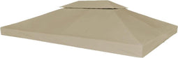 vidaXL - Prieeldak - 2-laags - 4x3m - 310 - g/m² - taupe