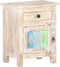 vidaXL - Nachtkastje - 40x30x50 - cm - ruw - acaciahout