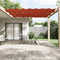 vidaXL - Luifel - verticaal - 100x1200 - cm - oxford - stof - terracottakleurig