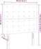 vidaXL - Hoofdborden - 2 - st - 90x5x78/88 - cm - fluweel - donkergroen
