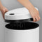 Automatische Prullenbak - Sensorprullenbak - 40 Liter - Wit - Rond