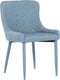 Set van 2 eetkamerstoelen SOLANO Turquoise