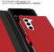 Selencia Galaxy S23 - Echt Lederen Bookcase - Ruimte voor 3 pasjes - Rood
