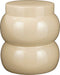 Mica Decorations Vendi - Bijzettafel - H40 x Ø35 cm - Keramiek - Crème