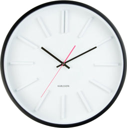 Karlsson Embossed - Klok - Rond - MDF - Ø40 cm - Roze