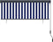 vidaXL - Rolgordijn - voor - buiten - 160x250 - cm - blauw - en - wit