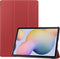 imoshion Tablet Hoes Geschikt voor Samsung Galaxy Tab S7 FE / Tab S7 Plus / Tab S8 Plus - imoshion Trifold Bookcase - Rood /Rood