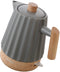 Birdy RK0092 - Waterkoker - 1500W - 1,5L - keramisch donkergrijs