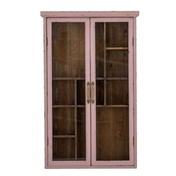 Bloomingville Hazem Kast - Vintage afwerking - Roze - 50 x 80 x 14 cm