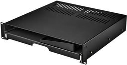 Renkforce RF-3429156 - Schuiflade 19 inch 2 HE - Uittrekbaar 450-900 mm - Zwart